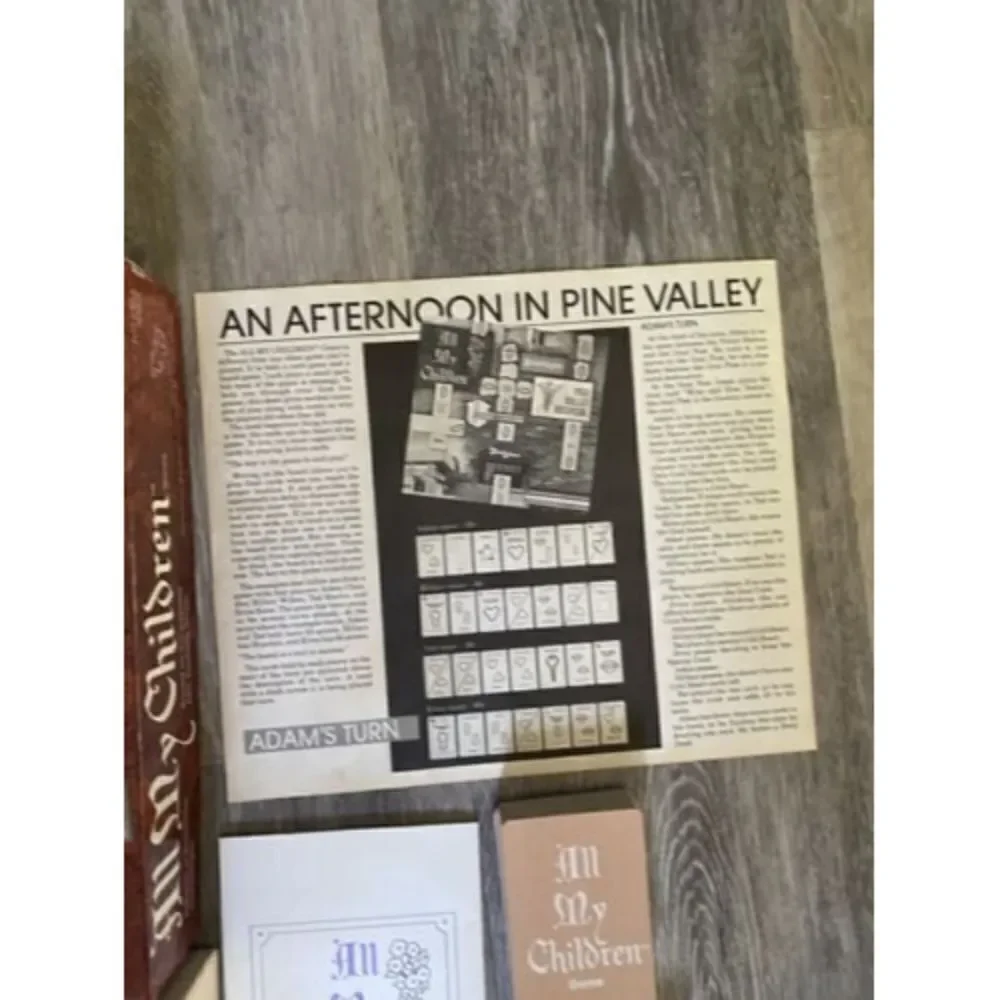 *TSR Board game All My Children Vintage 1985 Complete